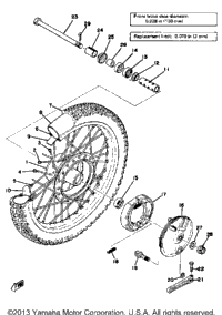 Front Wheel Yz125c