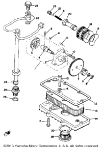 Oil Pump Xs650d E E006501~ F