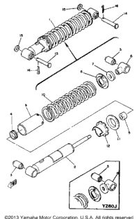 Rear Suspension - Yz60h - J - K