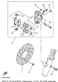 Front Brake Caliper