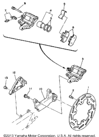 Rear Brake Caliper