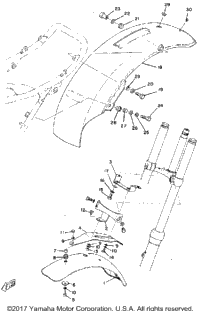 Front Fender - Rear Fender (Rt1m, Rt1mx)