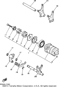 Shift Cam - Shift Fork