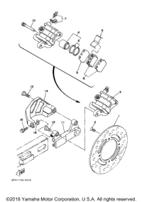 Rear Brake Caliper