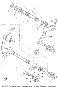 Shift Shaft - Pedal