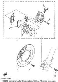 Front Brake Caliper