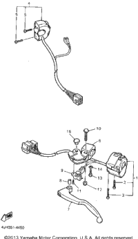 Handle Switch Lever