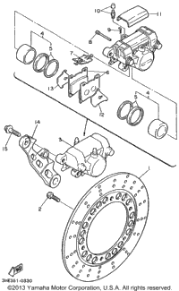 Rear Brake Caliper