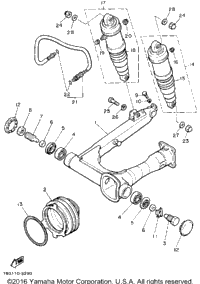 Swing Arm Rear Shocks