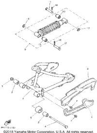 Swing Arm Rear Shocks
