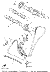 Camshaft Chain California Model Only