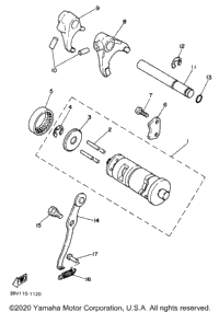 Shift Cam - Shift Fork