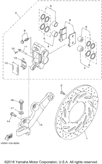 Rear Brake Caliper