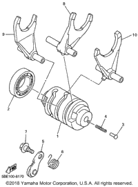 Shift Cam Fork