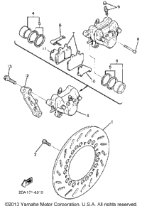 Rear Brake Caliper