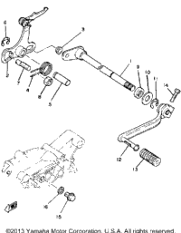 Shift Shaft - Pedal