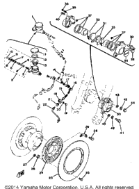 Double Disc Brake Xs650c