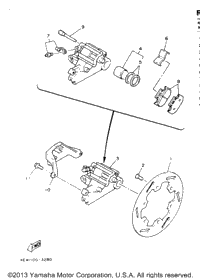 Rear Brake Caliper