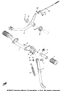 Stand - Foot Rest - Brake Pedal