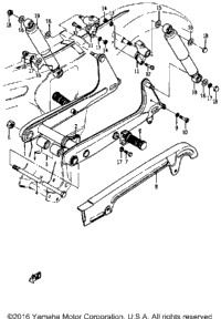 Rear Arm - Rear Cushion - Chain Case