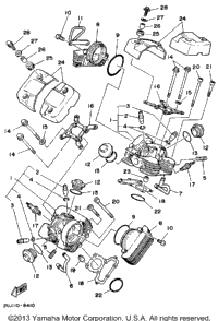 Cylinder Head California Model Only