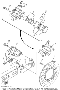 Rear Brake Caliper