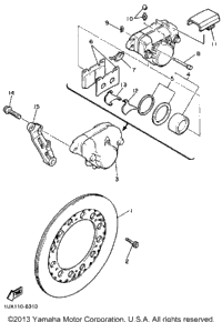 Rear Brake Caliper