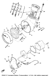 Head Lamp, Speedometer & Tail Lamp