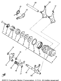 Shift Cam Fork