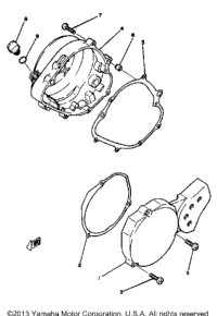 Crankcase Cover-Yz60h