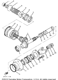 Middle Drive Gear