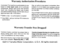 Audio Warranty Service Pg 1