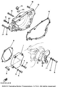 Crankcase Cover Yz250l
