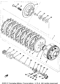 Clutch Xs650d E E006501~ F