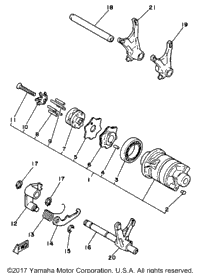 Shift Cam Fork