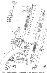 Front Fork-Front Fender