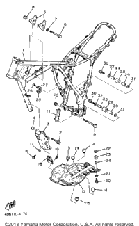 Frame (Non-California Model)