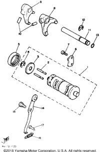 Shift Cam Fork
