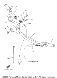 Steering Handle - Cable