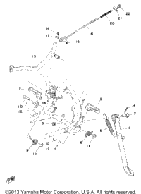 Stand - Footrest - Brake Pedal