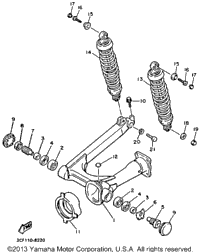 Swing Arm Rear Shocks