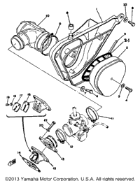 Intake Yz80f