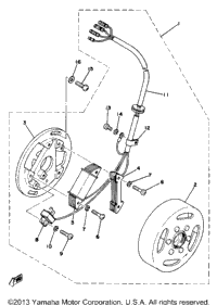 C - D - I - Magneto Yz80e