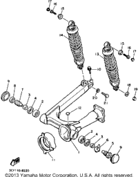 Swing Arm Rear Shocks