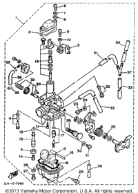 Carburetor Non California Model