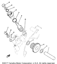 Tachometer Gear