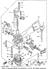 Carburetor California Model Only