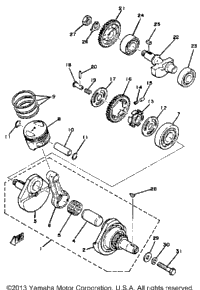Crankshaft - Piston Xt200k - Kc
