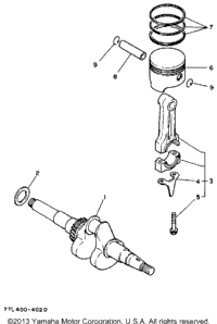 Crankshaft - Piston (Yp30ga)