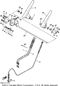Control Cable (79N-700101)